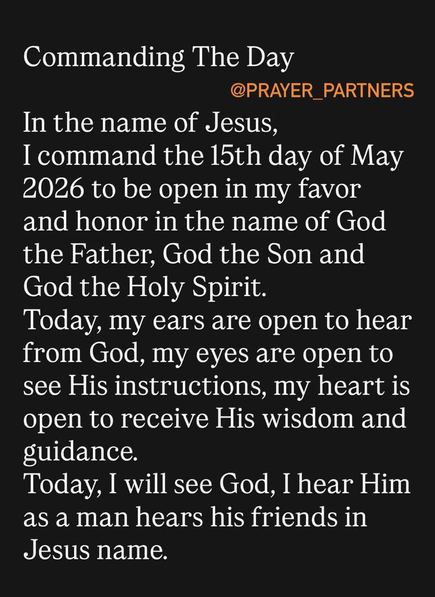 Prayer partners tweet media