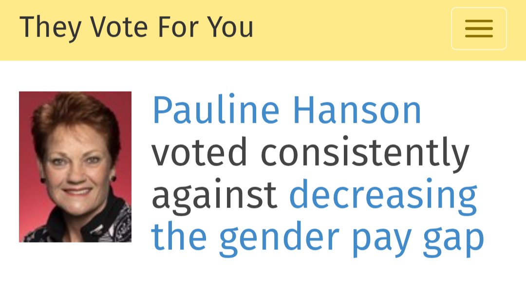 StrewthQueen's tweet photo. @PaulineHansonOz You don't care about women lol https://t.co/WfqEmkOhwz