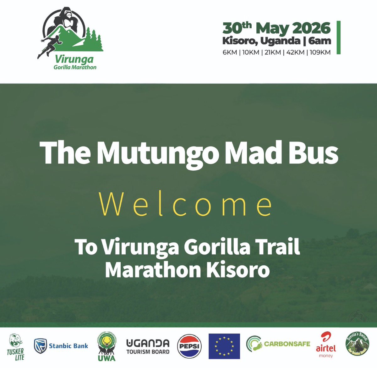 VIRUNGA GORILLA MARATHON tweet media