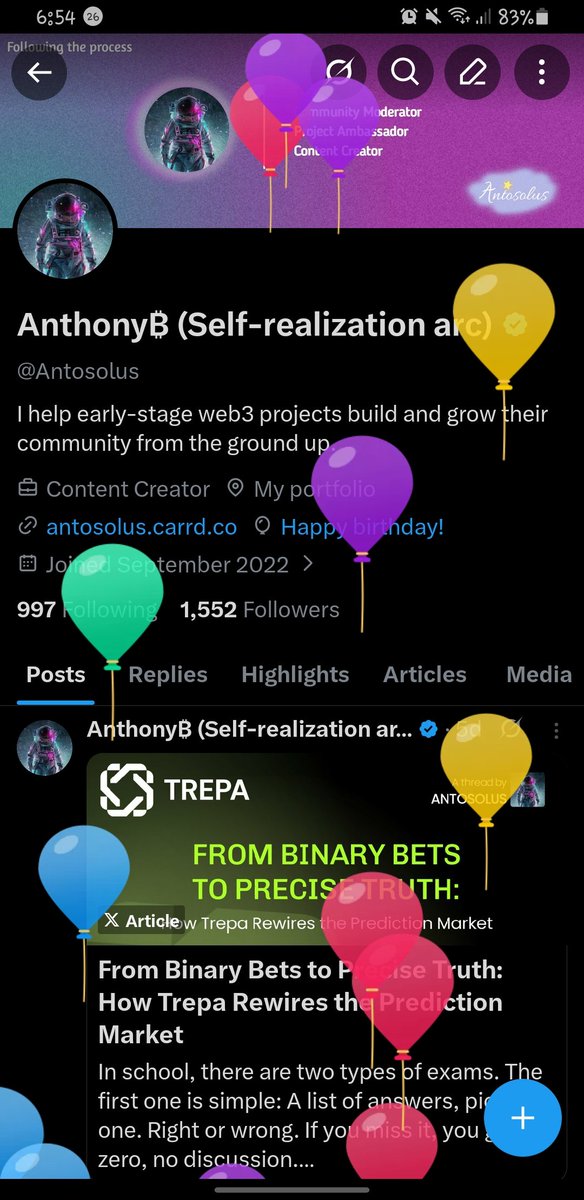 Anthony₿ (Self-realization arc) tweet media