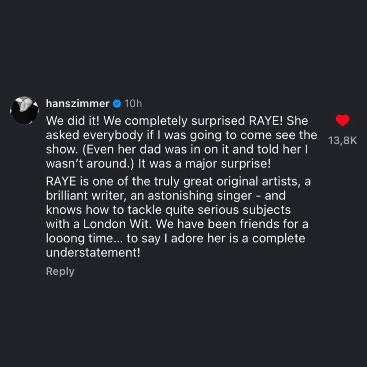 RAYE Updates tweet media