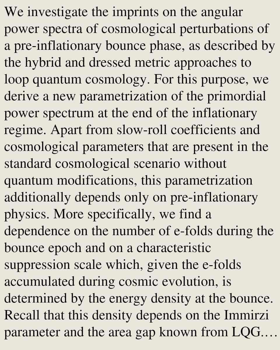 RelativityPaper's tweet photo. Parametrization of the primordial power spectrum in loop quantum cosmology

Almudena Guillén, Kai Langer, Guillermo A. Mena Marugán, Niklas Rodenbücher, Antonio Vicente-Becerril
https://t.co/xcrUpl5haY [𝚐𝚛-𝚚𝚌 𝚊𝚜𝚝𝚛𝚘-𝚙𝚑.𝙲𝙾 𝚑𝚎𝚙-𝚝𝚑] https://t.co/XgZqhtV7Ol
