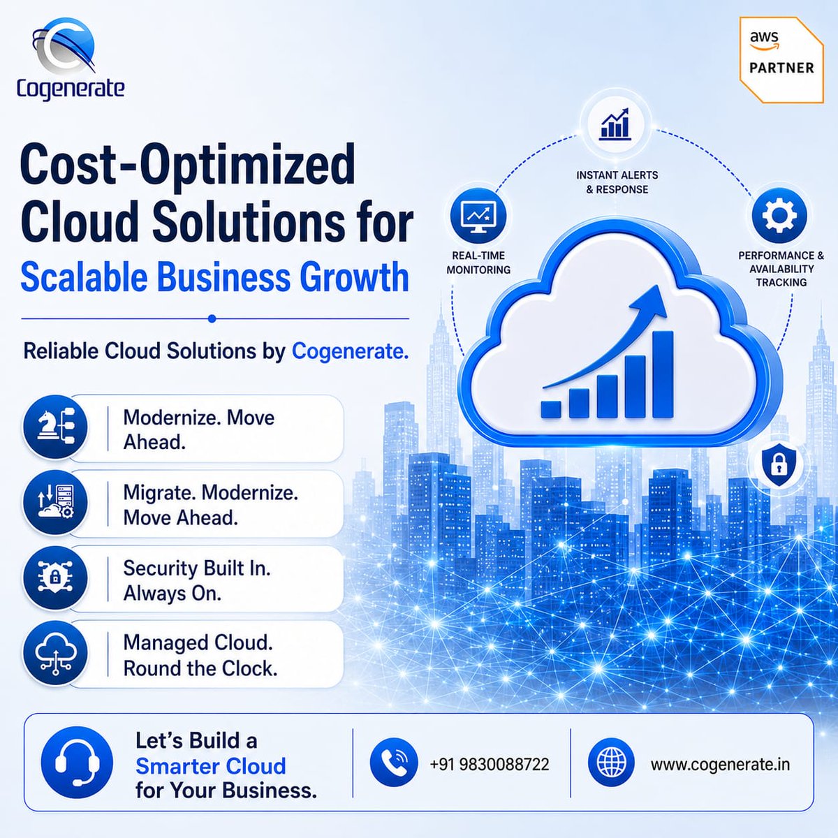 cogeneratetech's tweet photo. #CloudSolutions #AWSPartner #CloudMigration #ManagedCloudServices #AWSCloud #CloudSecurity #Cogenerate

Cost-Optimized Cloud Solutions for Scalable Business Growth
Checkout this post:https://t.co/v0hDg7dO72

📞 +91 98300 88722
🌐 https://t.co/F68ChgeSDt https://t.co/PIMfllAzni