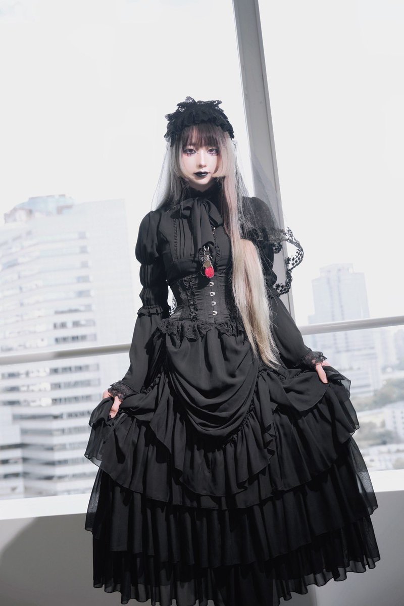🥀再入荷情報🥀 【ATELIER PIERROT】 バッスルスカート ロング 色展開