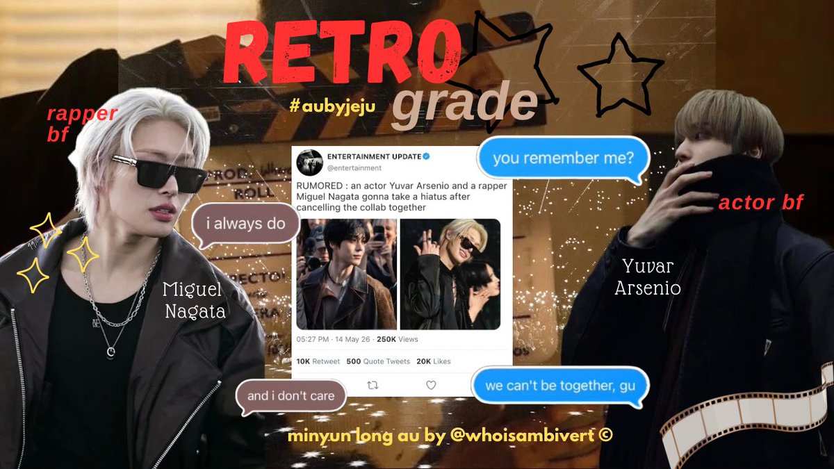 whoisambivert's tweet photo. ⭐️🎸 RETROGRADE rapper bf and actor bf— minyun long au 

did they know each other before? and did they make it till the end?

#aubyjeju https://t.co/MzmZ6F2KxG