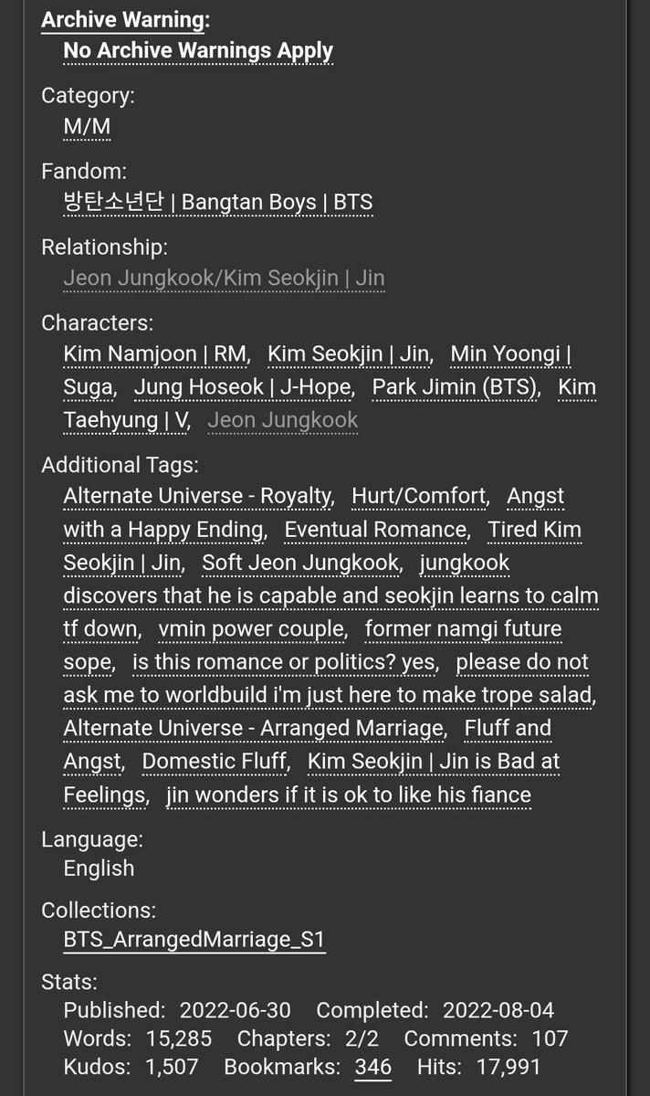 jinkook fics & aus tweet media