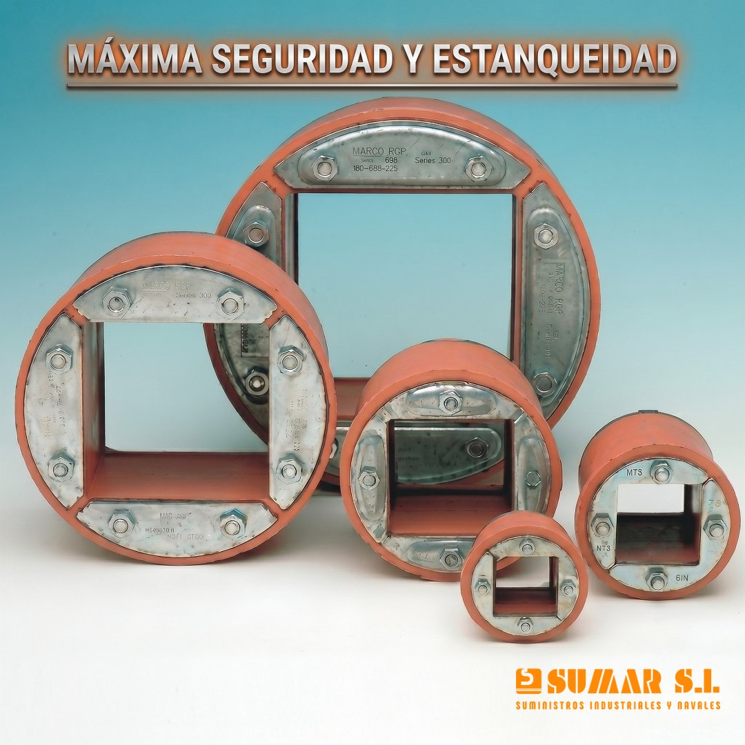 sumar_sl's tweet photo. ¿Pasamuros en entornos críticos? 🚢🏭 Asegura la estanqueidad y resistencia al fuego con el Marco Circular RGP de Sumar S.L.

🔥 Certificado EI120
💧 Estanqueidad IP68
⚙️ Modularidad en Lycron

Datos técnicos aquí 👇
https://t.co/l9mZ57RQcb

#SectorNaval #Ingenieria https://t.co/F66R0AyyIq