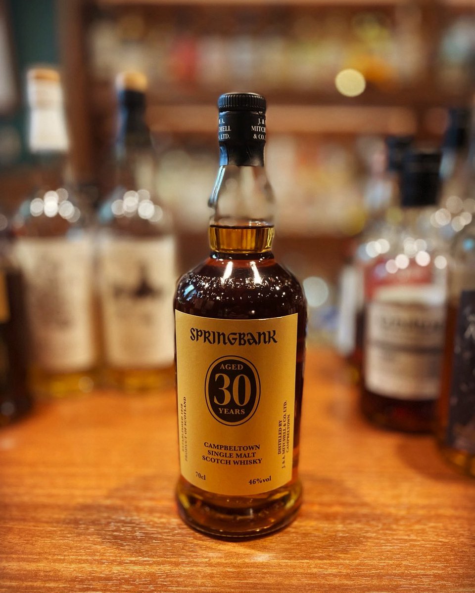 BarDelta23's tweet photo. 【本日の注目ボトル&amp;3周年の感謝】

スプリングバンク 30年 

今日も16時から
お待ちしております。 https://t.co/Vvk0aZ3tEU