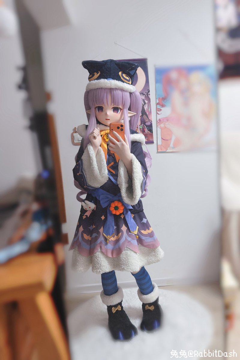 RabbitDash's tweet photo. 喵～

#kigurumi 
#コスプレ 
#プリコネＲ https://t.co/wxbxFQpAUL
