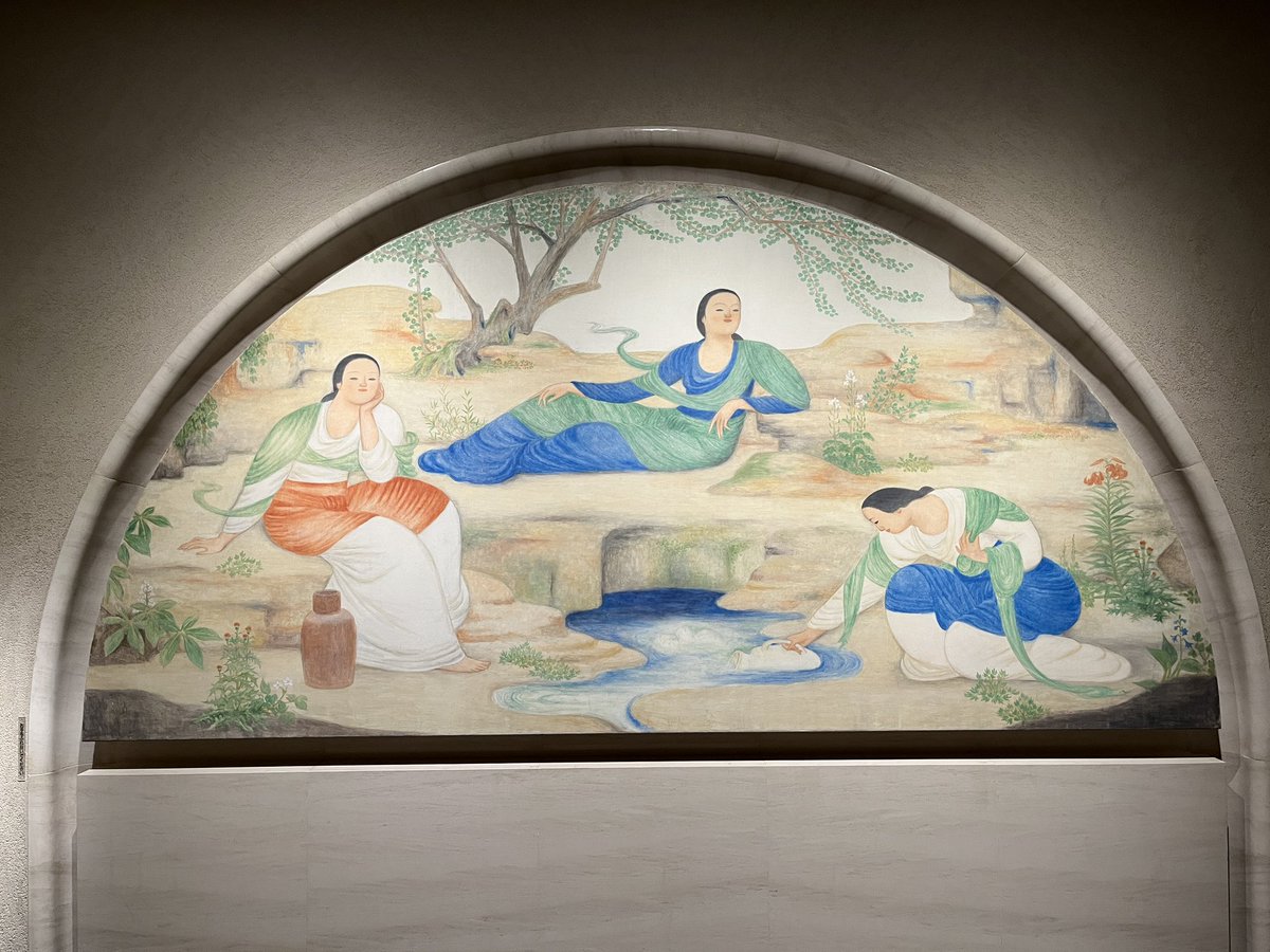 tomzt1026's tweet photo. ウィークデイの午前中の小杉放菴記念日光美術館。ここは天国の美術館の如く居心地が良い。 https://t.co/MuDamttnVJ