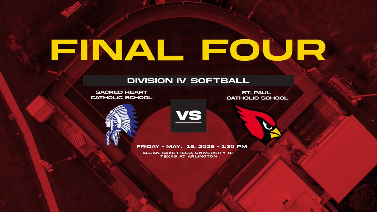 TAPPSSoftball's tweet photo. Good morning #TAPPSsoftball fans! It's DAY ONE of the 2026 TAPPS Softball State Championships! First up are the Divisions III &amp; IV State Semifinals! Tickets, broadcast links, and more here https://t.co/Y2JZo2Goy5 or at our link in bio! https://t.co/xh1V71kdAb