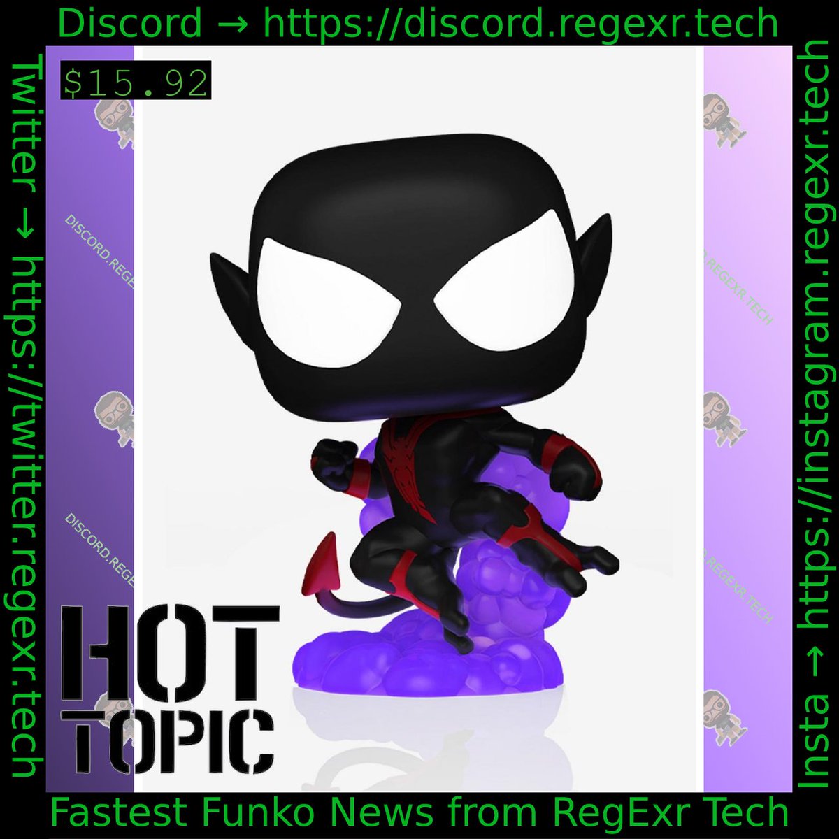 FunkoHT's tweet photo. #funko  Plus Glow-In-The-Dark Uncanny Spider-Man Bobble-Head Hot Topic 
Link->https://t.co/KGCPbk5poh
#ad 11:20:16 2026-05-15 UTC https://t.co/c0hT8h6r5n