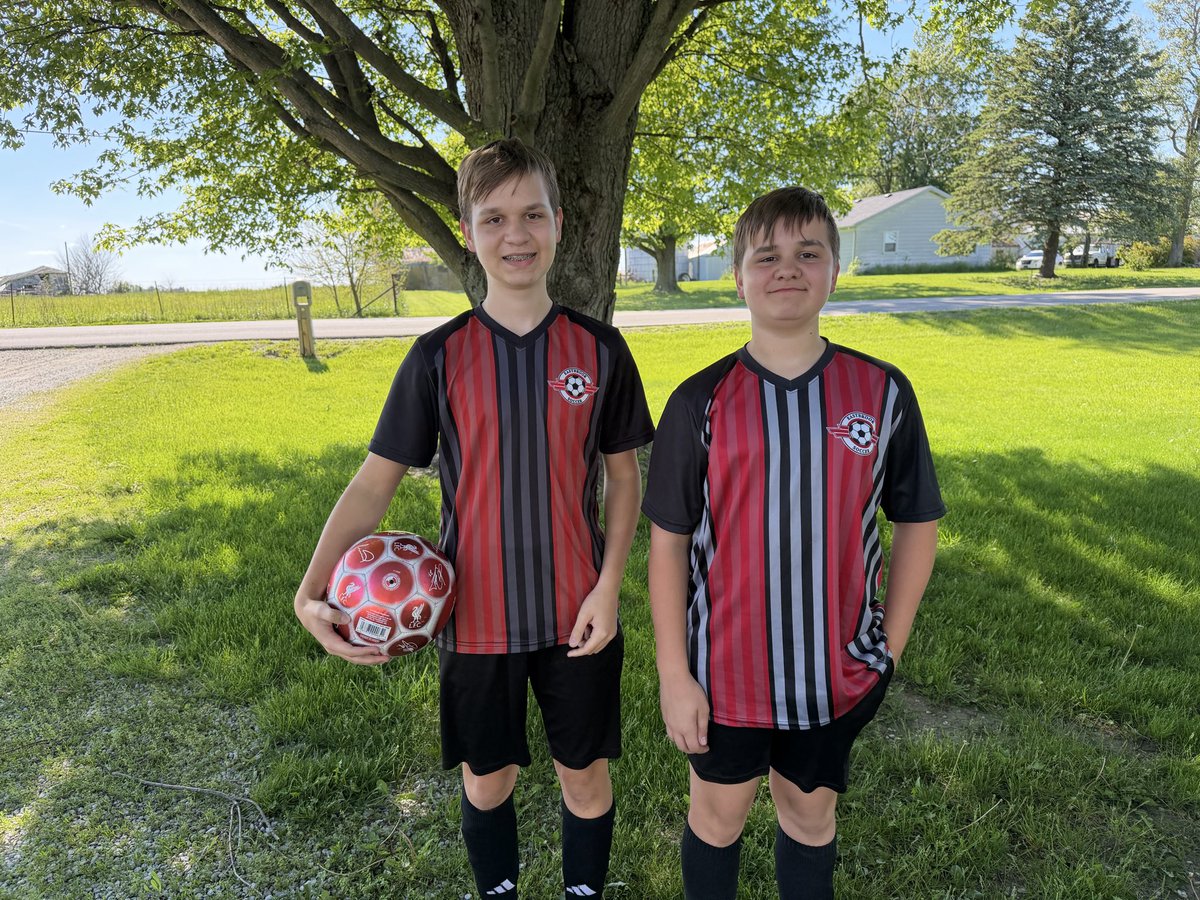 KurtisLewis38's tweet photo. What a great soccer season at Eastbrook! This is the first time Eli and Micah have played on the same team together. The next time will be when they are a Junior and Freshman in high school! https://t.co/gNqwb2ht3H