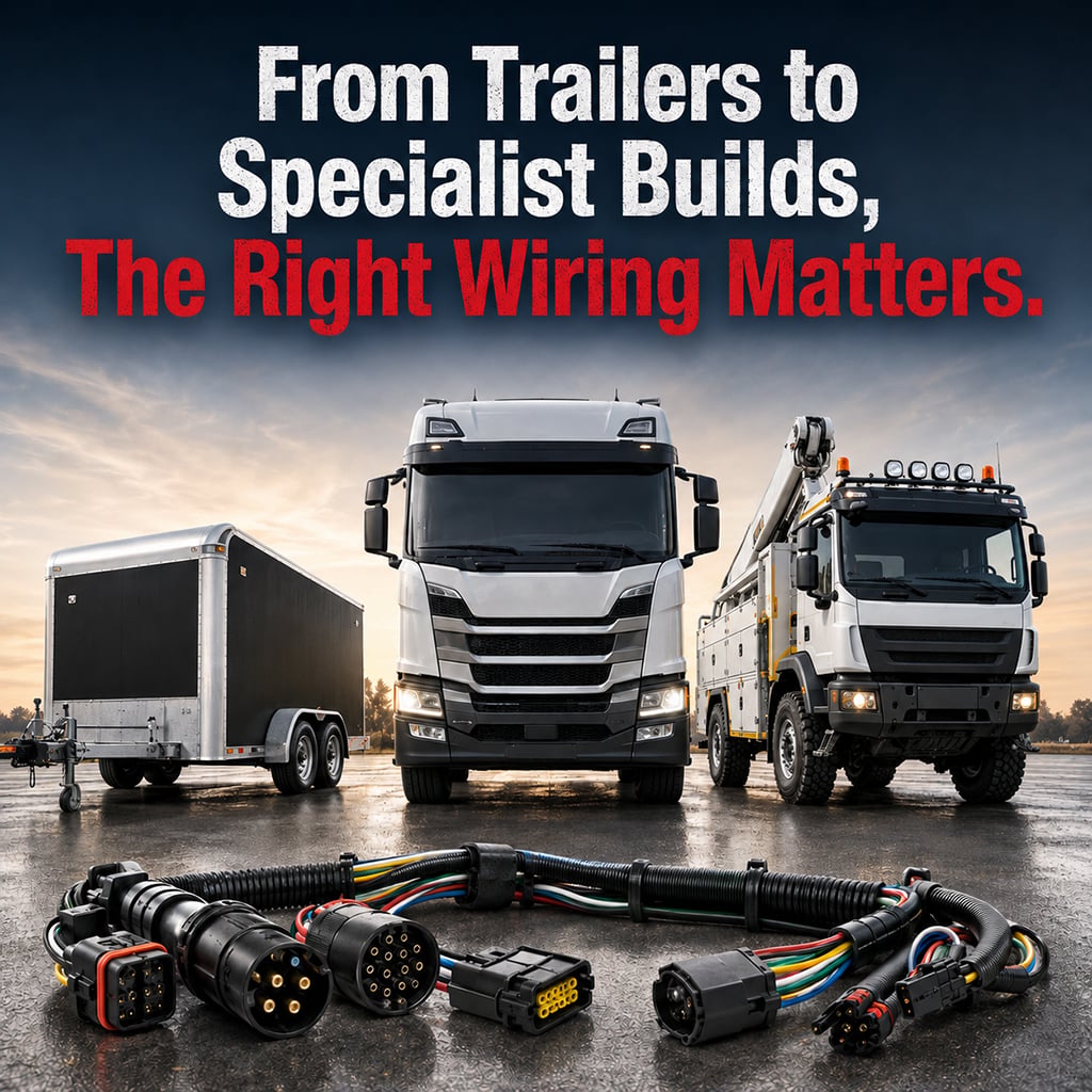 DunBriGroup's tweet photo. Trailers, fleet vehicles, conversions.

Truck-Lite loom kits built for real-world applications.

👉 Browse the range: https://t.co/K2GFgEdIYB

#CommercialVehicles #AutoElectrical https://t.co/IboRbd00rR