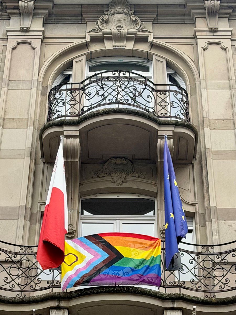 MaltaCoE's tweet photo. 🌈#IDAHOT2026 | Malta reaffirms its commitment to equality, dignity &amp; human rights for all. 🇲🇹 ranks second in Europe for LGBTIQ+ rights on the ILGA-Europe Rainbow Index, with further progress on inclusion at home &amp; at the @coe as a member of the Group of Friends on LGTBI Rights https://t.co/aoDZ4NlC8M