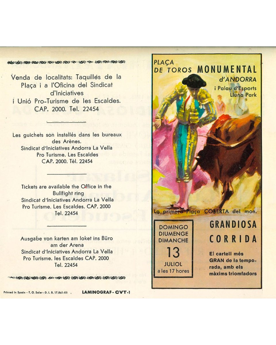 BiblioAndorra's tweet photo. 🎤 Batalles de galls? El 1975 ja teníem desafiaments de coples! 

Consulta la info dela peça del mes a https://t.co/sdTGq7sGR2 https://t.co/iEMNtA9zMy