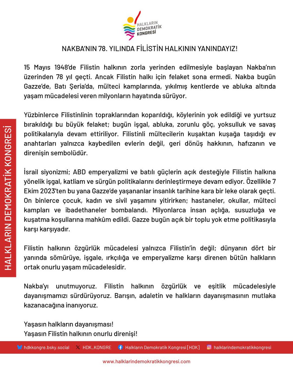 Halkların Demokratik Kongresi tweet media