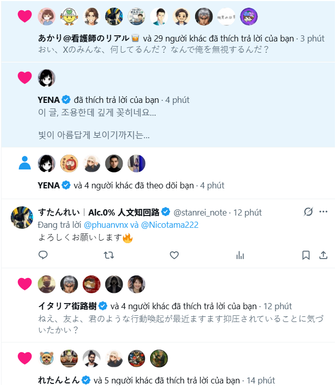 01o_09o's tweet photo. Chào buổi tối mọi người!

Hôm nay các bạn kết thúc một ngày làm việc như thế nào?

Còn mình thì hôm nay cũng khá mệt mỏi,, nhưng may thay về lướt X xả tress chút cũng khá hay.

Dù bạn là ai, bạn ở đâu , bạn làm gì thì không quan trọng -=> Bạn đến với tôi tôi xin chân thành cảm ơn và tôi cũng sẽ vì bạn mà đáp lại xứng đáng những gì bạn đã cho đi ❤️‍🔥❤️‍🔥❤️‍🔥❤️‍🔥❤️‍🔥