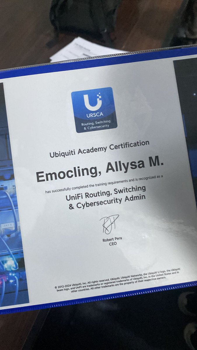 ptechcomph's tweet photo. UBIQUITI URSCA CERTIFICATION TRAINING
URSCA-Unifi Routing, Switching Cybersecurity Admin
3-day hands-on program designed to build certified professionals and support your enterprise deployments. - May 15, 2026 https://t.co/JsqZhfplfV
