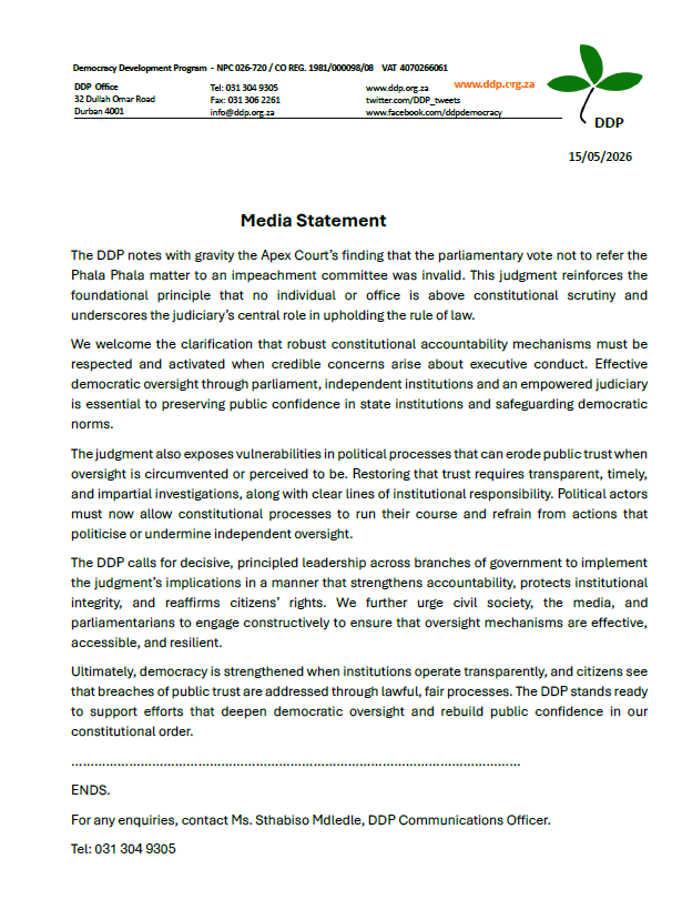 Democracy Development Program tweet media