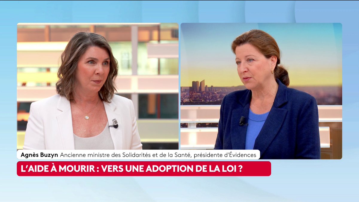 🔴 Fin de vie : "Ce type de sujet n'est absolument pas adapté pour un référendum", défend l'ancienne ministre de la Santé Agnès Buzyn. Le texte sur l'aide à mourir a été rejeté une deuxième fois au Sénat, le 12 mai.

#canal16 