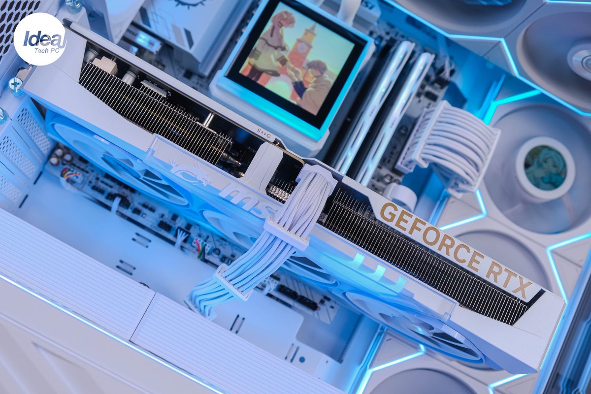 IdealTechMY's tweet photo. A white and icy blue setup inspired by Frieren's journey❄️

RYZEN 7 7800X3D, MSI B850M GAMING PLUS, G.SKILL TRIDENT Z5 NEO 2x16GB, LIAN LI RS1000G GOLD, SSD 1TB, LIAN LI 8.8" UNIVERSAL SCREEN WHITE, MSI RTX 5070 Ti FRIEREN EDITION OC
.
https://t.co/5k3RMskeMt
#Idealtechmy https://t.co/9ZVdZDNcbN