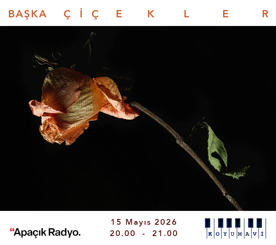acikkoyumavi's tweet photo. Başka çiçeklerin şarkılarıyla Bülent Ortaçgil, Yeni Türkü. Mark Lanegan, The White Stripes, Chris Isaak, Redd, Teoman, Jeff Buckley, Tom Waits, Kamuran Akkor, Şevval Sam, Fikret Kızılok, Murat Özyüksel bu akşam 20.00'de
Apaçık Radyo Koyu Mavi'de.
Fotoğraf: https://t.co/NGw7c57fwO https://t.co/sojh48TQjO