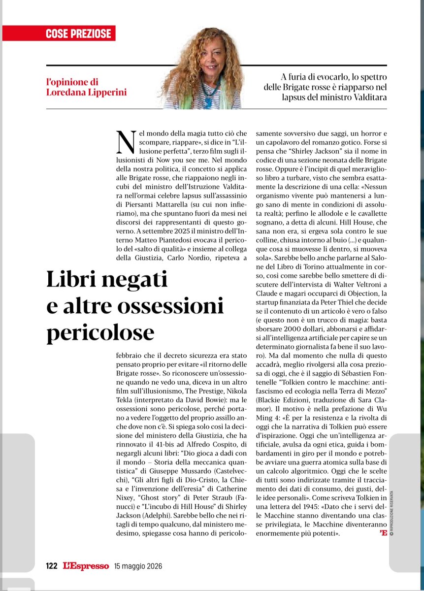 Loredana Lipperini tweet media