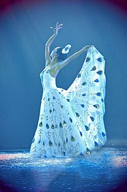 SanguineNebula's tweet photo. Aventurine is specifically coded as Romani and there is a significant symbolism associated with peacocks too

Yaoguang’s peacock influences come primarily from senior dancer Yang Liping who is from the Dai ethnic minority. https://t.co/IolwACz8k6