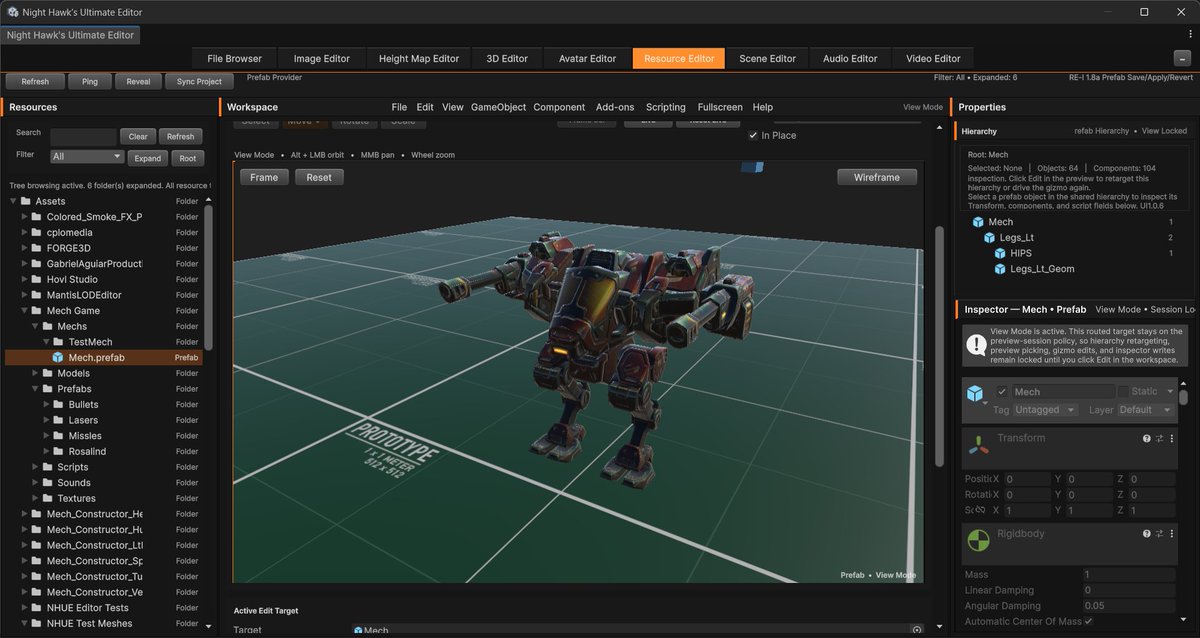 AK_Night_Hawk's tweet photo. Hey y’all! I’ve been working on something big in secret hehe.

This is Night Hawk’s Ultimate Editor — a SUPER tool I’m building for Unity with 3D, terrain, image, and asset tools all in one editor.

More soon!

#Unity #GameDev #IndieDev #Unity3D #GameDevelopment #UnityTools https://t.co/X8DK2K778U