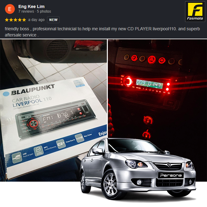 fasmotodotcom's tweet photo. Lim got this #Blaupunkt Liverpool installed into his #ProtonPersona.

Installation was smooth. Only one small issue encountered: the cluster meter light was not dimming like normal.

Turns out a broken number plate light was causing the issue.

#fasmoto https://t.co/RC2fbUDfzn