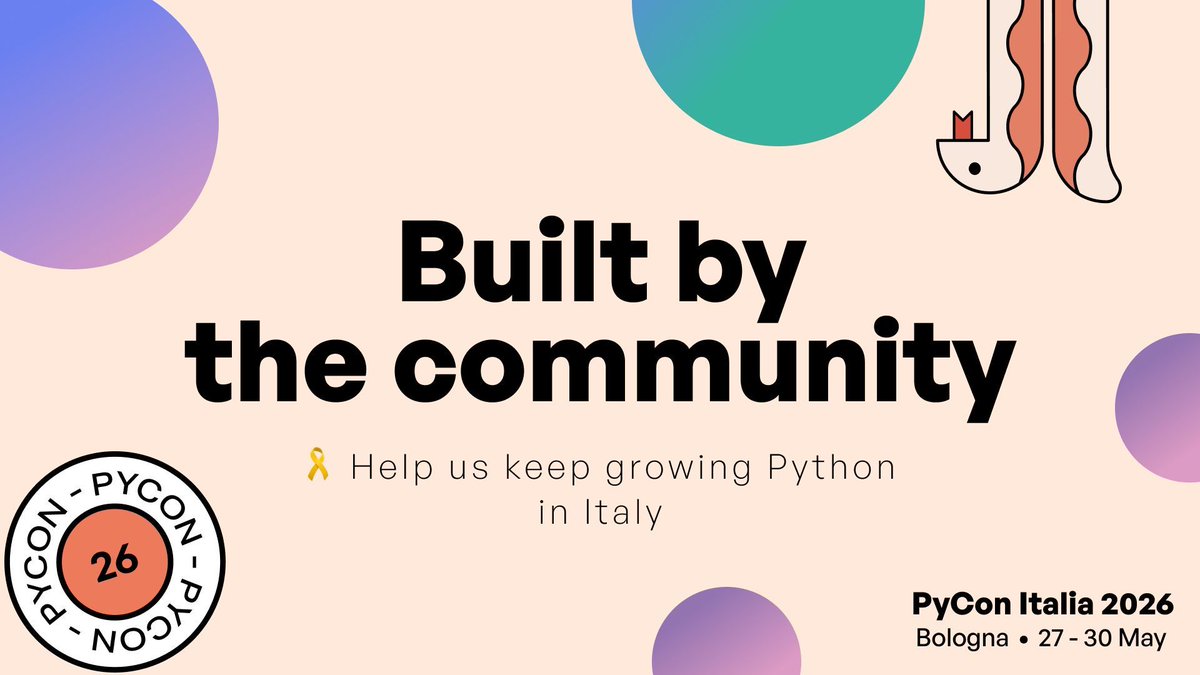 PyCon Italia tweet media