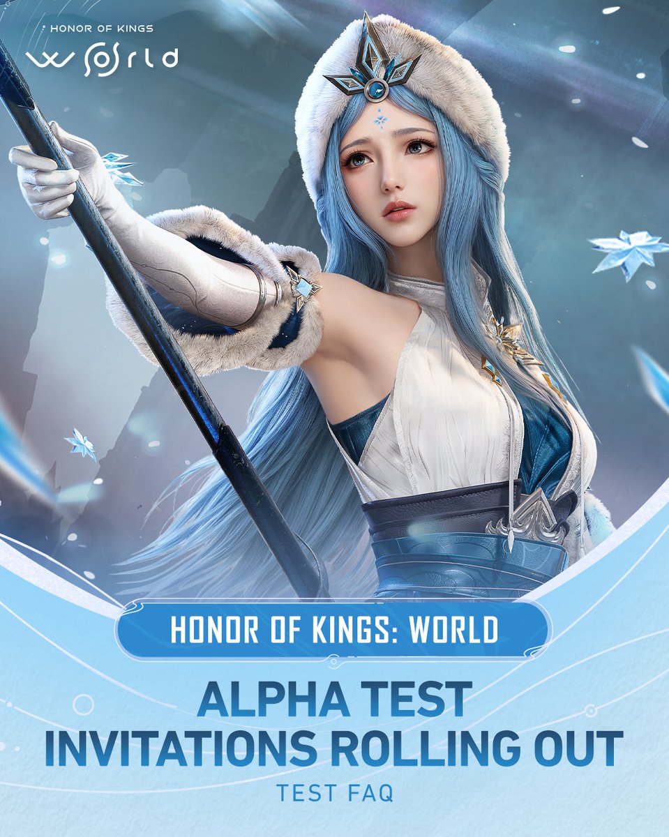 HoKWorld's tweet photo. ✨ Alpha Test recruitment is officially closed and the invitations are rolling out NOW. Check your registered email or the official website to see if you've been selected! 
Need help with installation? Check our FAQ or get support on Discord: https://t.co/hIuP9k1N9H https://t.co/ORIXbzS5qM
