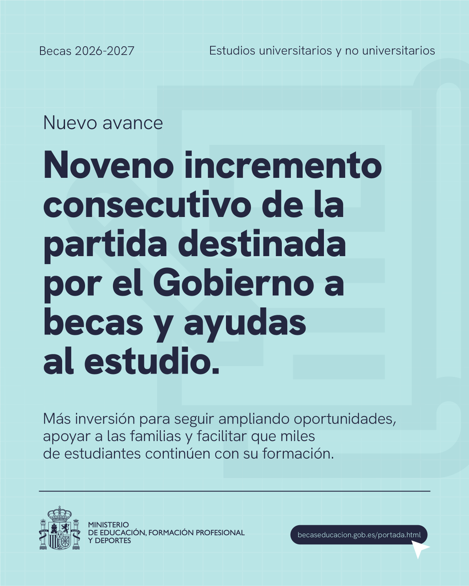 Ministerio de Educación, FP y Deportes tweet media