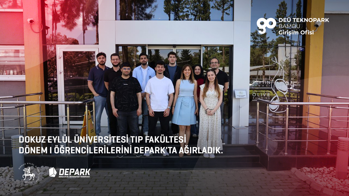 bambudepark's tweet photo. Dokuz Eylül Üniversitesi Tıp Fakültesi Dönem I öğrencileri, yürüttükleri araştırma kapsamında DEPARK’ı ve firmalarımızı ziyaret etti.

Ziyarette öğrenciler, sağlık odaklı Ar-Ge çalışmaları ve girişimcilik ekosistemi hakkında bilgi aldı.

#deparktgb #deparkbambu #bambugo https://t.co/QLpd6ArVwB