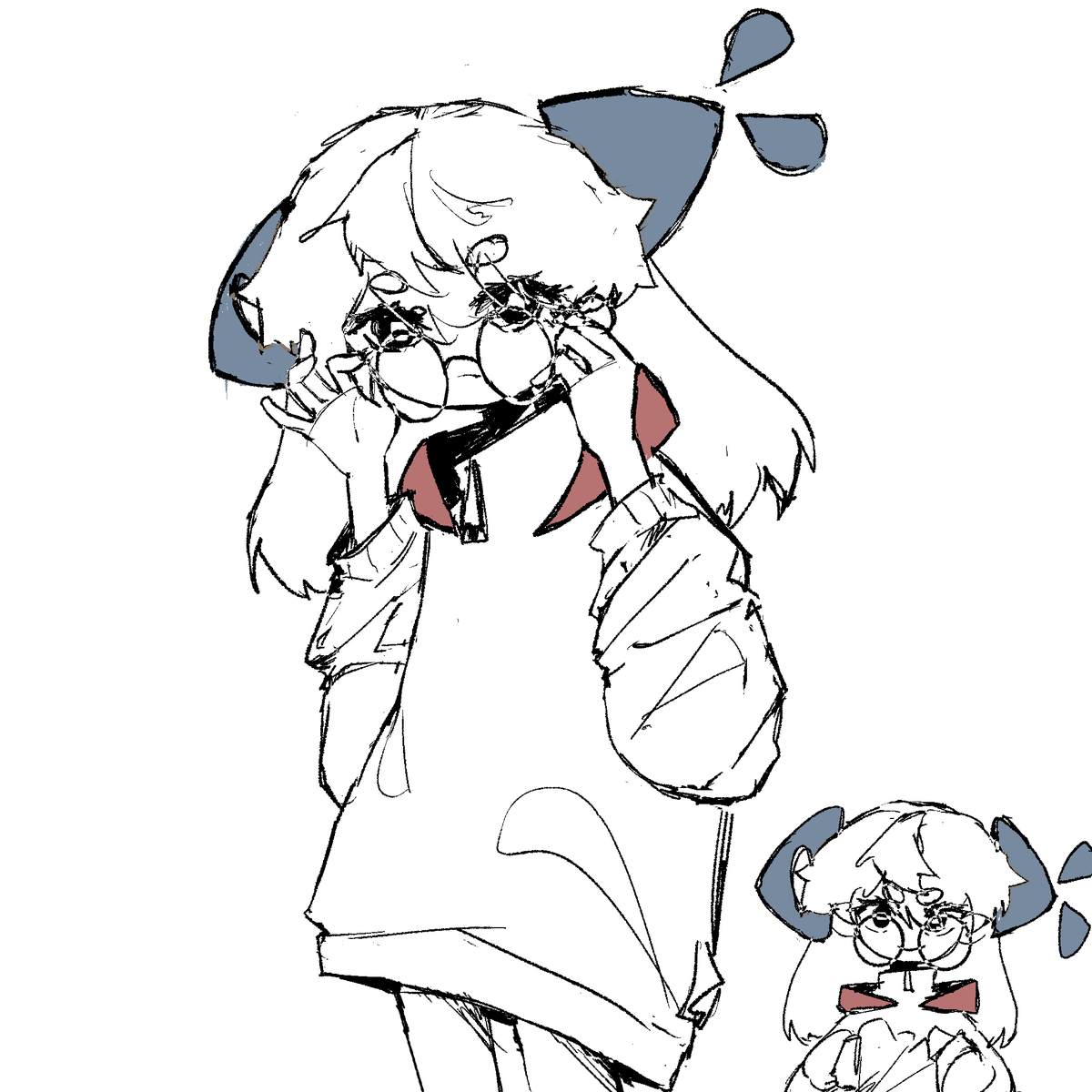 Wafflepoffle's tweet photo. eyeglasses...
now she looks like offscript lol https://t.co/M8ljW9mCBt