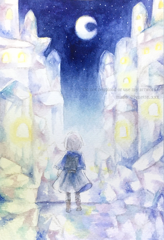 はがきサイズ 鉱石の世界 #イラスト #illustration #透明水彩