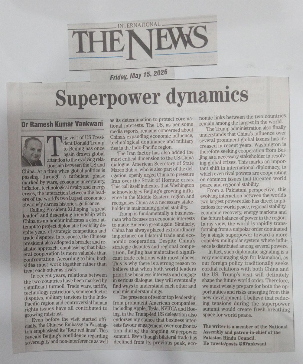 Dr. Ramesh Vankwani tweet media
