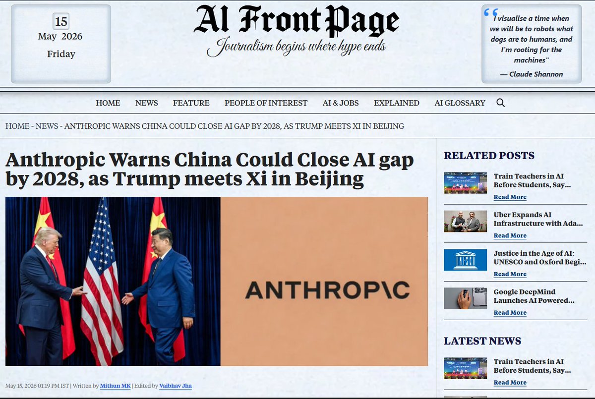 AI FrontPage tweet media