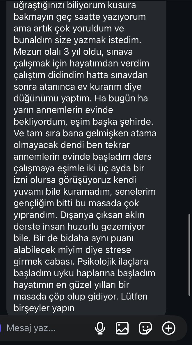SleymanUYANIK06's tweet photo. Sayın @drmemisoglu @memetsimsek @RTErdogan 

Cuma vakti şu mesaj gözlerimi doldurdu 😢

@saglikbakanligi 
@tcbestepe 

@Akparti 

Sizin Bir Çocuğunuz veya Aileniz Bu Durumda Olsa Hiç Düşündünüz Mü?

@mansuryavas06 
@eczozgurozel 
@dbdevletbahceli 
@yavuzagiraliog 
@erbakanfatih https://t.co/SzK7vTf3WQ