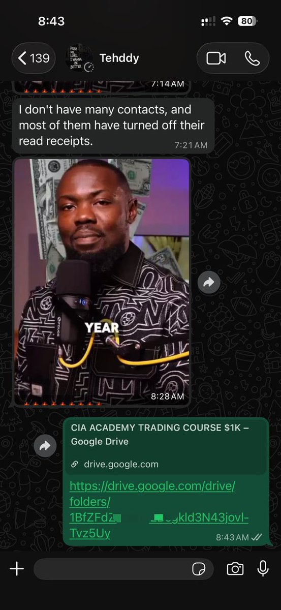 CryptofxOG's tweet photo. The number of Retweets does not tally with the Comments so making it difficult for me to know who retweeted so I can send the Link to the course to him/her, because of this, I think the best method to use is WhatsApp.

Pls if you want the course Dm me on WhatsApp: Link on my bio. https://t.co/BXM9TrBHqY