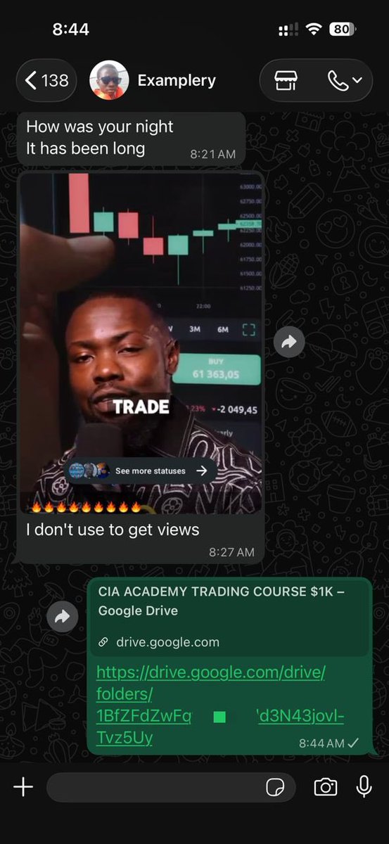 CryptofxOG's tweet photo. The number of Retweets does not tally with the Comments so making it difficult for me to know who retweeted so I can send the Link to the course to him/her, because of this, I think the best method to use is WhatsApp.

Pls if you want the course Dm me on WhatsApp: Link on my bio. https://t.co/BXM9TrBHqY