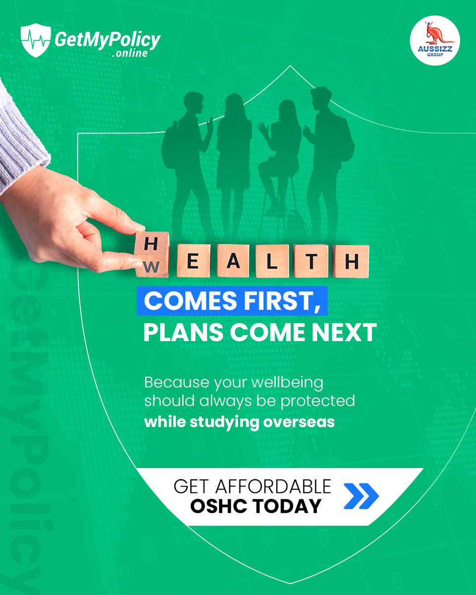 getmypolicy's tweet photo. Even a minor health concern abroad can lead to unexpected costs. That’s why choosing the right (OSHC) early is smart move for every international student.

𝐏𝐮𝐫𝐜𝐡𝐚𝐬𝐞 𝐍𝐨𝐰 : https://t.co/zFA2KMo1JM

#OSHC #StudyInAustralia #HealthCover #InternationalStudents #StudyAbroad https://t.co/udZQfZi8Vi