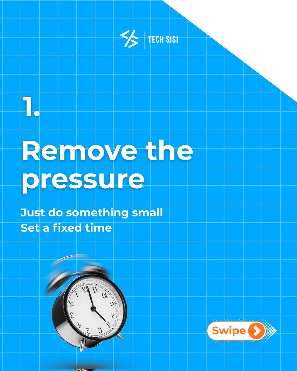 tech_sisi's tweet photo. Consistency is not about feeling motivated every day.

Some days, you won’t feel like studying, some days, you’ll feel tired or distracted, but growth happens when you keep showing up anyway.

Swipe through for simple ways to stay consistent without stressing yourself. https://t.co/Nh3SkUuU1n
