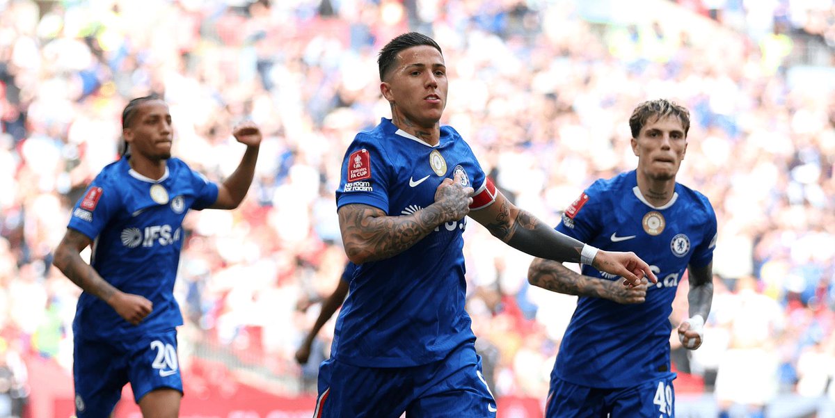 PunkFootball's tweet photo. It's the FA Cup Final tomorrow, with Manchester City taking on Chelsea - will City become the first team in the 2020s to win it twice, or will Chelsea make it seven different teams in-a-row?

https://t.co/pmOIy0b3tm

#FACup #ManCity #Chelsea #PunkFootball https://t.co/s3hc4lHsde