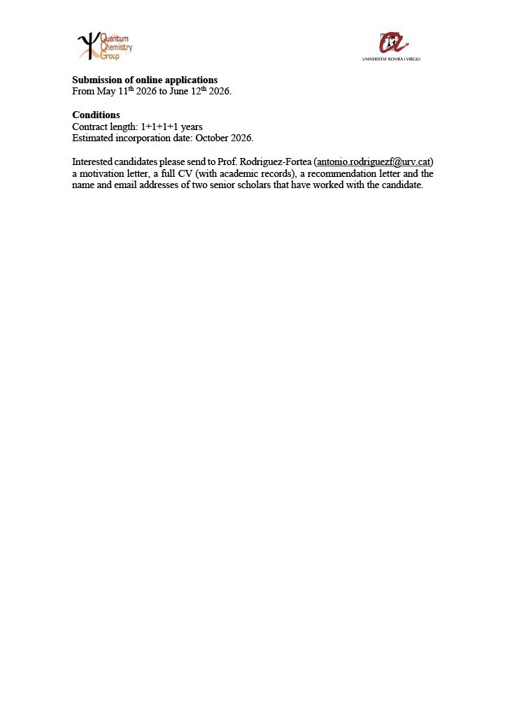 Quantum Chemistry Group URV tweet media