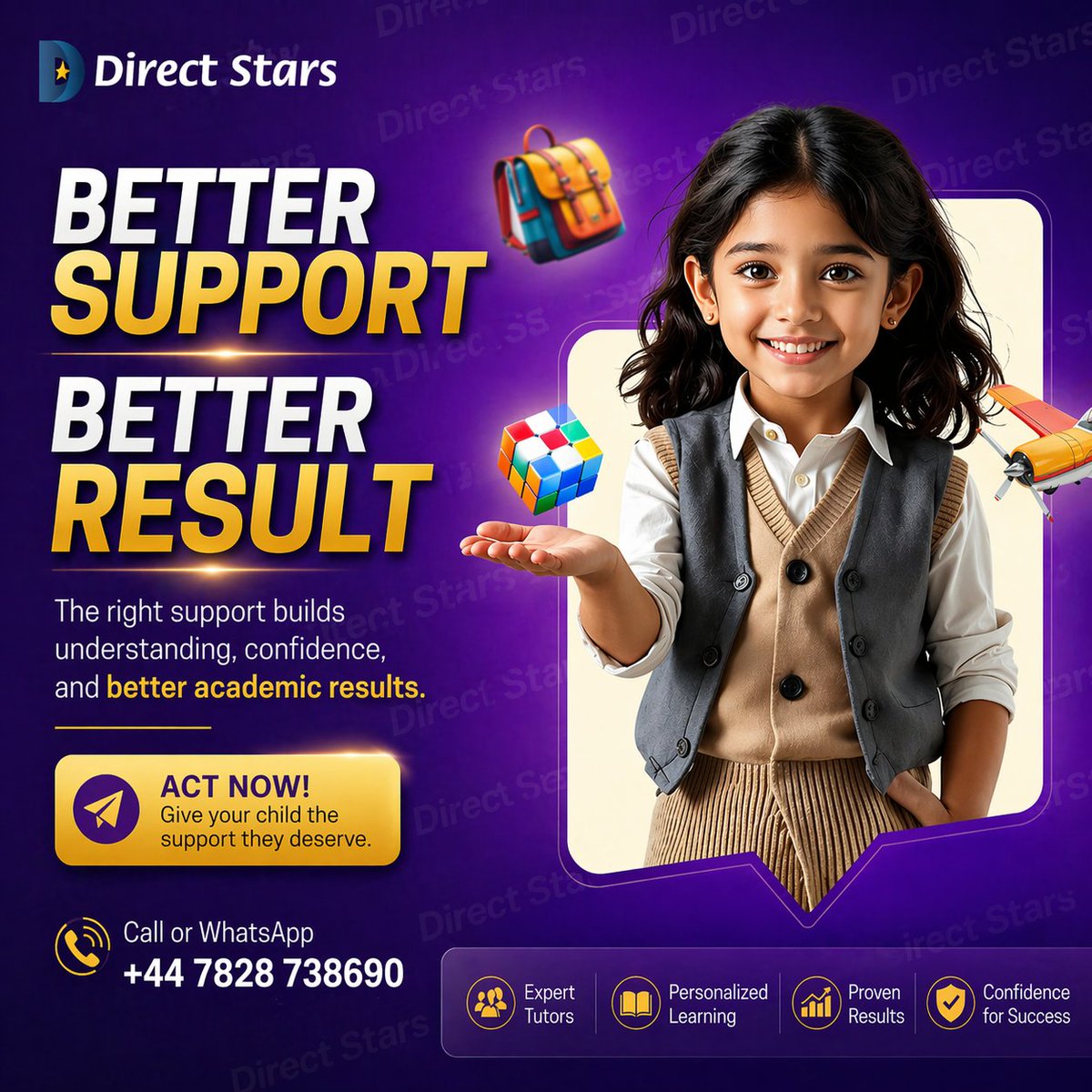 DirectstarsOrg's tweet photo. Better support. Better results.

Effort isn’t enough without the right guidance.

Don’t wait for results to drop act now.

📞 +44 7828 738690

#DirectStars #TutoringUK #EducationUK #GCSE #APExams #HSDE https://t.co/c85XpBx62G