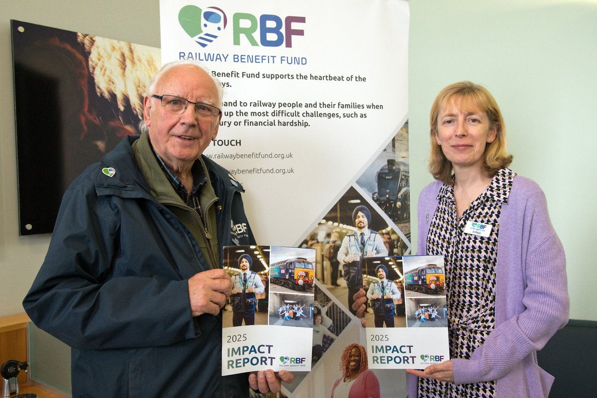 RBF1858's tweet photo. Proud to have shared our 2025 Impact Report with supporters yesterday 🙏🏽
This year, we delivered £2,757,683 in social value, supporting 500+ railway workers &amp; their families across the UK.

📖 https://t.co/Z0JA8VKjSK

#ImpactReport #UKRail #RailwayFamily https://t.co/okERbAUxRU