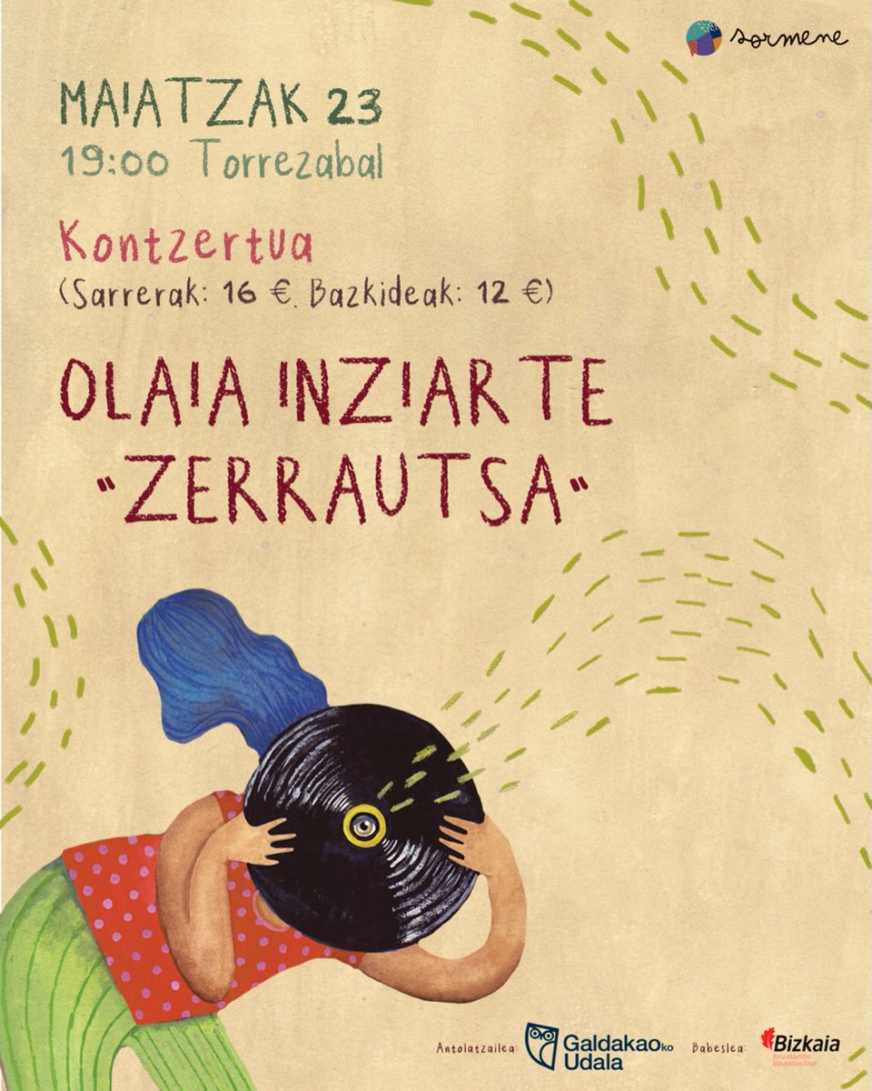SormeneP's tweet photo. Eta gure harri bitxia @olaiainziarte zerrautsa proiektuarekin dator Sormenera. Irrikitan! ✨✨✨ #musika #sormena #sormene https://t.co/G8YLK4QVqk
