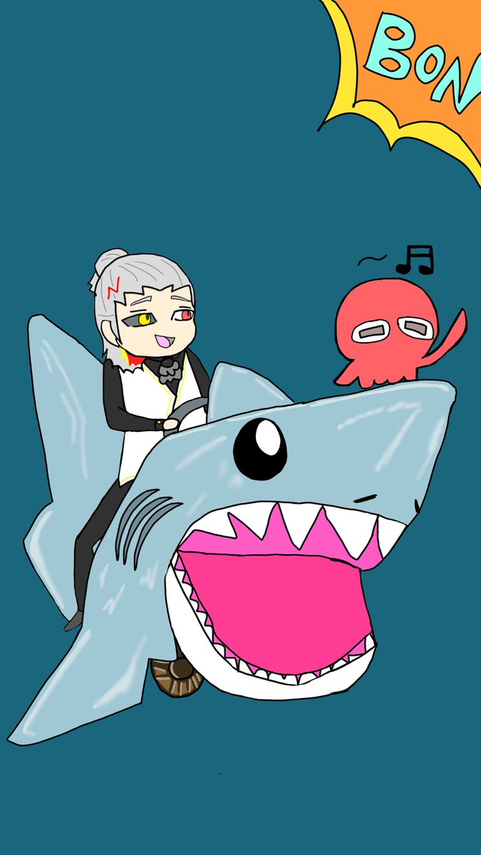 tfpga's tweet photo. サメライドー🦈
#ぎょたこ https://t.co/9oJ3LOt40P